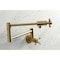 Kingston Brass KS4107BX Wall Mount Pot Filler, Brushed Brass KS4107BX - alternate 4